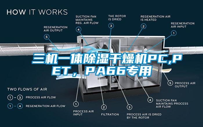 三机一体除湿干燥机PC,PET，PA66专用