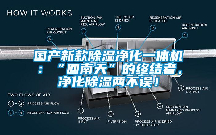 国产新款除湿净化一体机：“回南天”的终结者，净化除湿两不误！