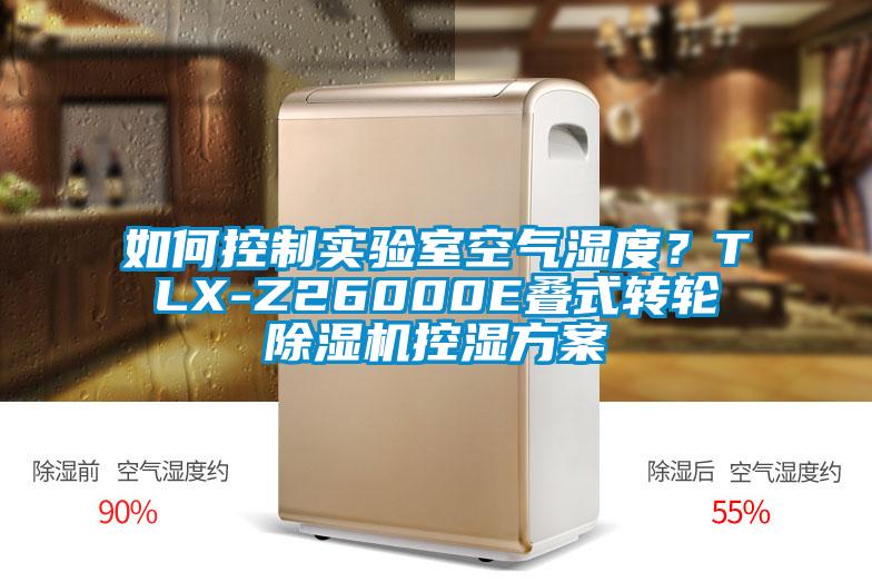 如何控制实验室空气湿度？TLX-Z26000E叠式转轮芭乐APP下载官网入口新版控湿方案