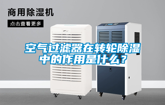 空气过滤器在转轮除湿中的作用是什么？